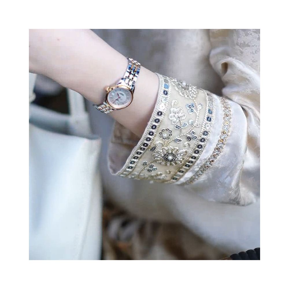 New Chinese style improved cheongsam embroidered long sleeved top for spring 2025 image 5