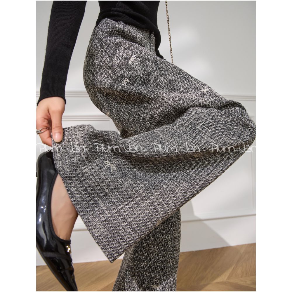Plum Jan Loose fitting relaxed style dark gray wide leg pants new autumn winter 2025 style this year s hottest trend image 0