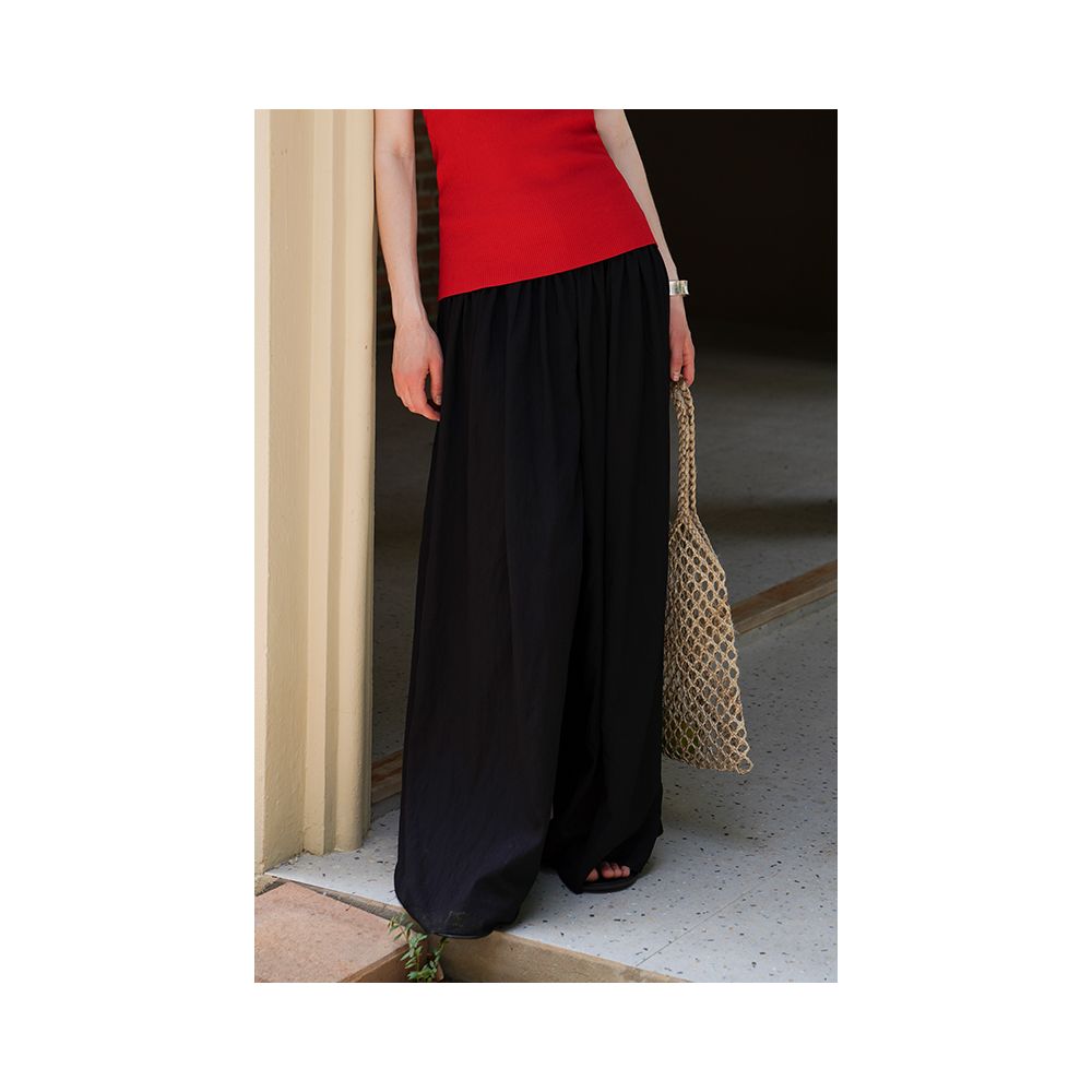 Miorastudio French retro old money style wide leg pants with a sense of drape floor length pants suit casual pants image 6