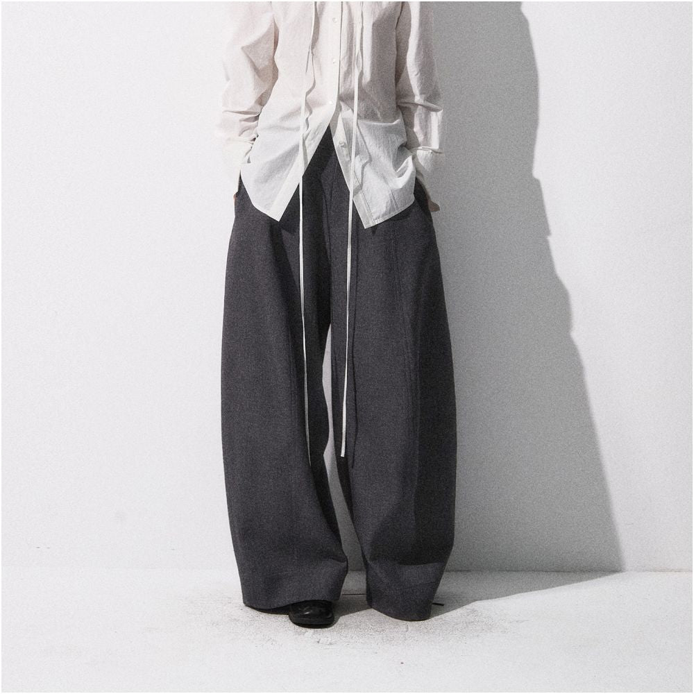 Luobian Hourglass Waist Original Designer s Loose Casual Pants with a Drip Feel that Doesn t Stick to Legs Looks Thin and Wide Leg Suit Pants image 1