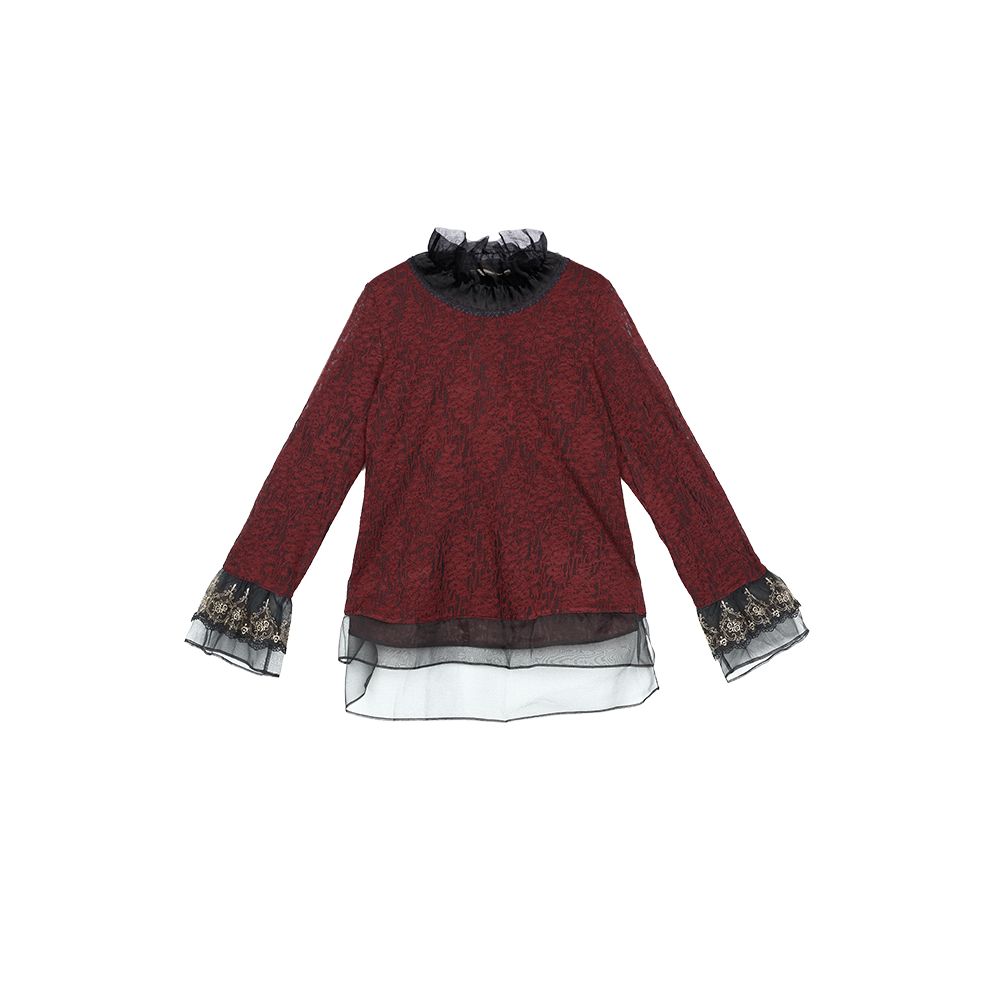 Classic best selling Jiqiuguer original design ice crystal wool blend top knitted with loose and comfortable inner layer image 7