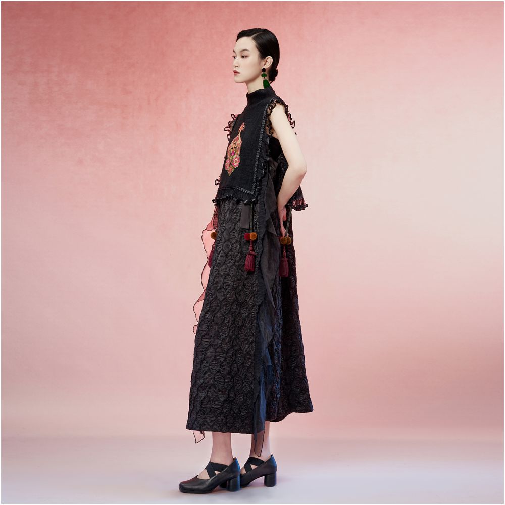 Jiqiu Guer New Chinese Style Vest High End Spring and Autumn Vest with Embroidered Tassels Ethnic Style Fashionable Resort Women image 4