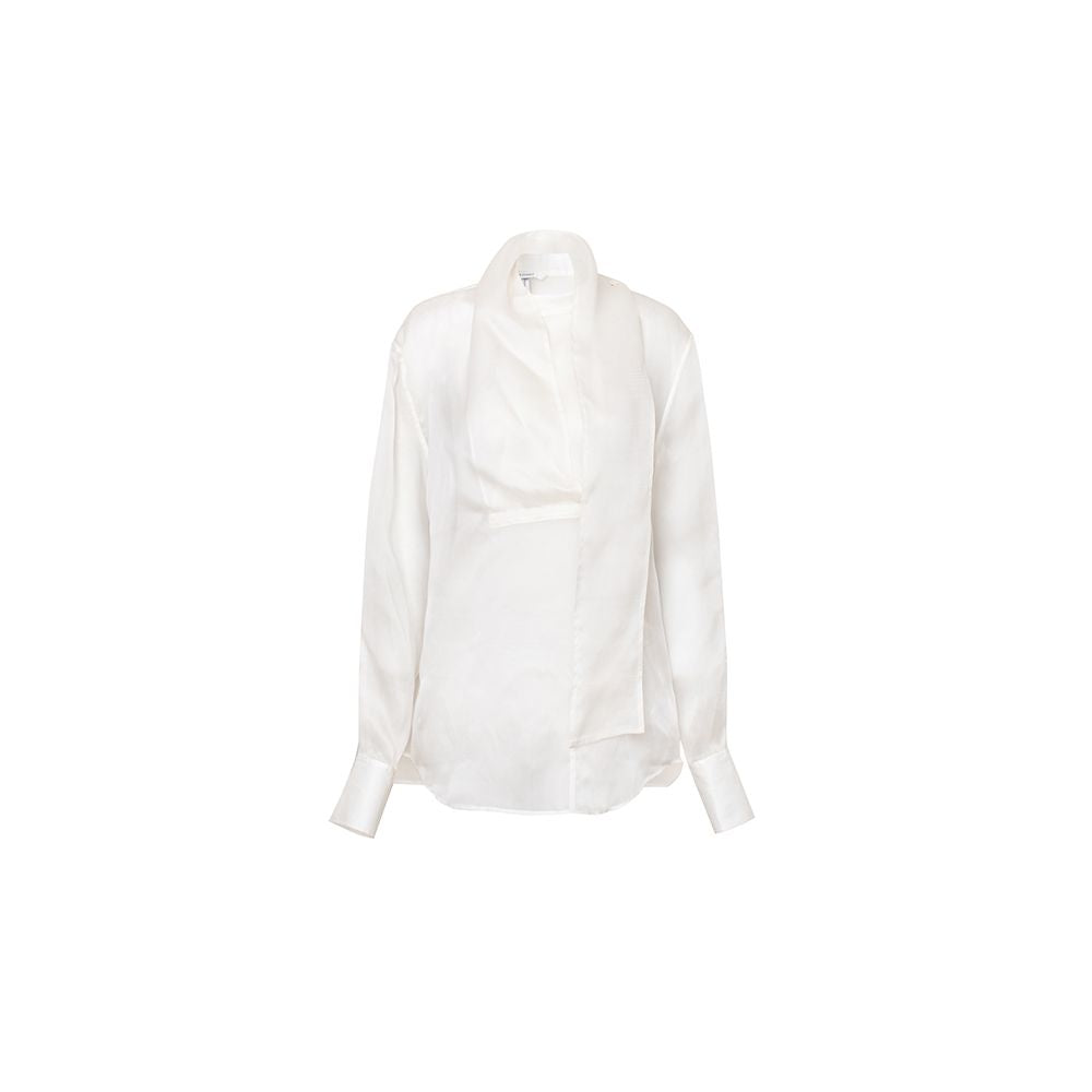 TOP Home Mist Morning Light French Romantic Retro 100 Mulberry Silk Fashionable High End Organza Ribbon Shirt image 10