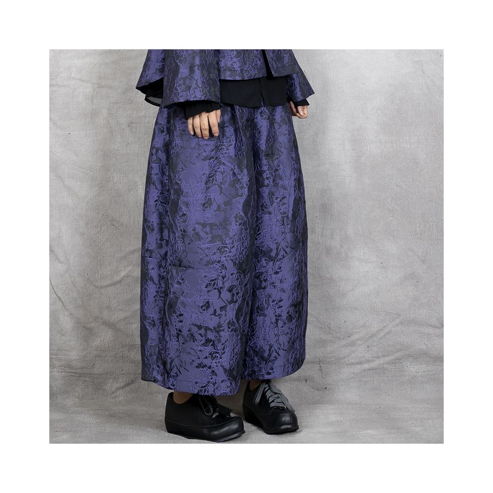 2024 Spring New Retro Style Loose Chinese Stand Collar Jacquard Top Coat White Shirt Flower Bud Pants 3 Piece Set image 19