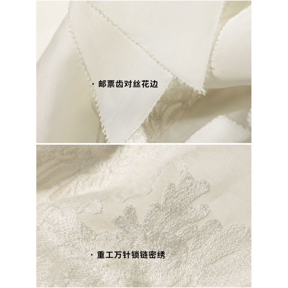 3 piece 50 off COCOBELLA New Chinese style Embroidered Lyocell Shirt Strap Set SR7015 image 4