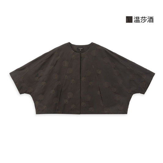 ASAYA5298 – Chestnut Luxe Jacquard Set 🍂✨