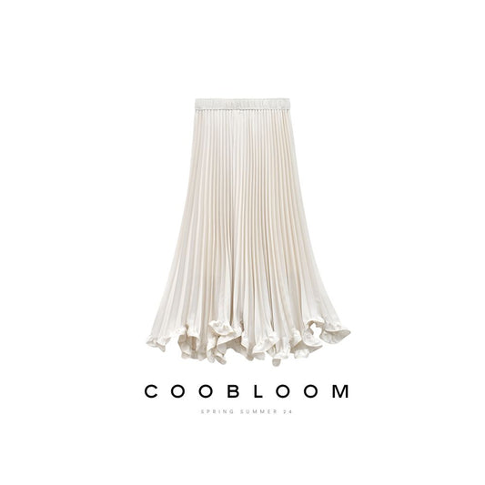 ASAYA5340 – Floret Wave Pleated Skirt 🌿✨