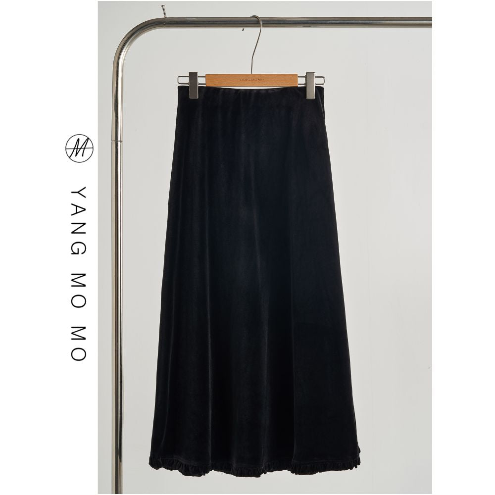 ASAYA5361 – Midnight Velvet Blossom Set ✨🖤