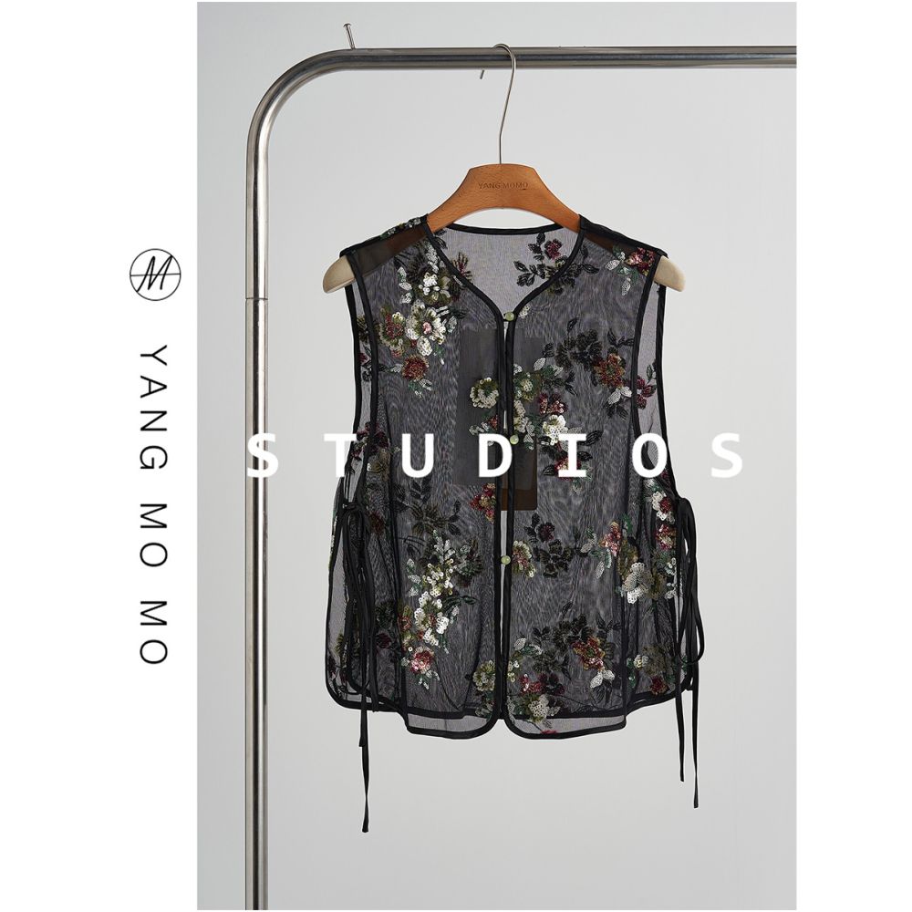 ASAYA5362 – Noir Garden Sheer Embroidery Set 🖤🌹