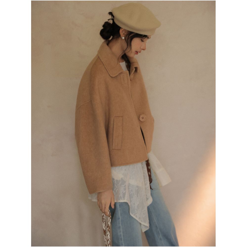 Miss Chipmunk Mist Flower Shadow Autumn Exquisite Romantic Base Micro Transparent Misty Sweet Lace Shirt image 4