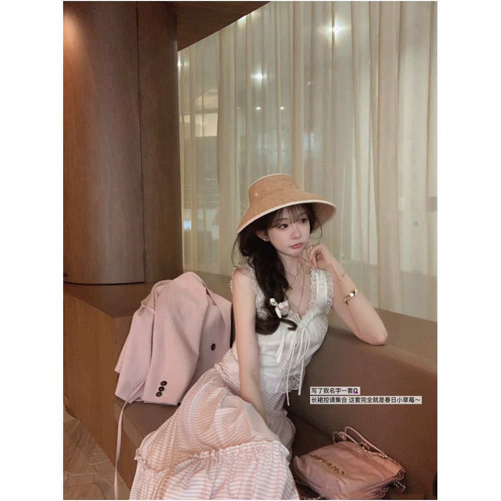 ASAYA5436 – Vintage Lace Romance Set 🤍✨