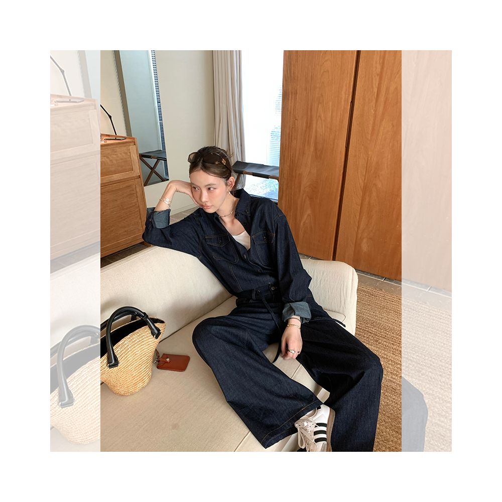 ASAYA5458 – Raw Denim Ease Set 🧵💙