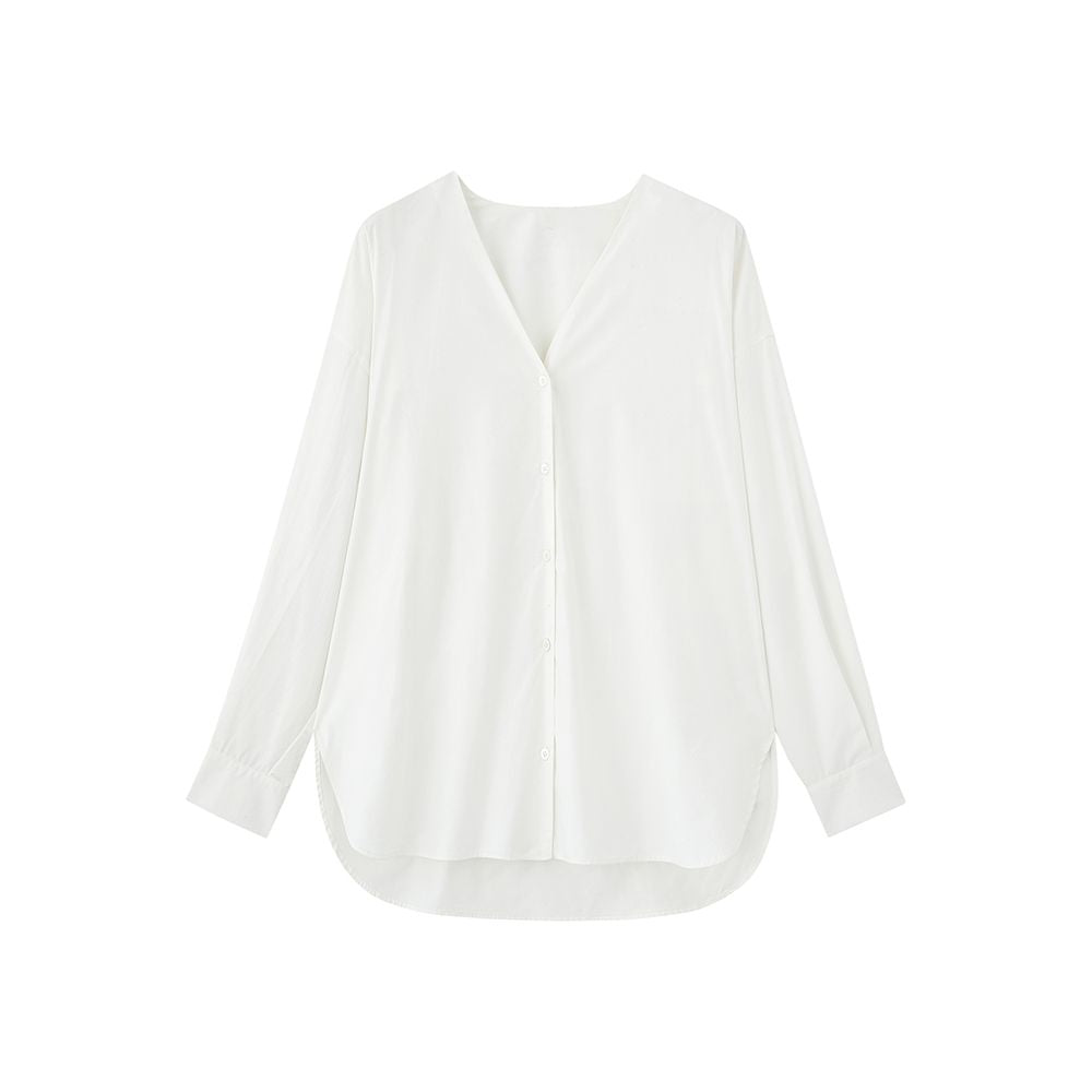 ASAYA5463 – Modern Soft Cotton Shirt 🤍🖤