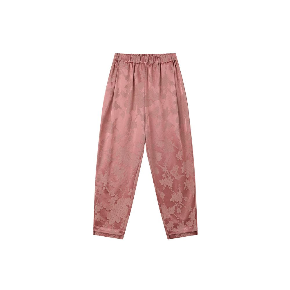 ASAYA5471 – Heritage Jacquard Tapered Pants 🌿🪷