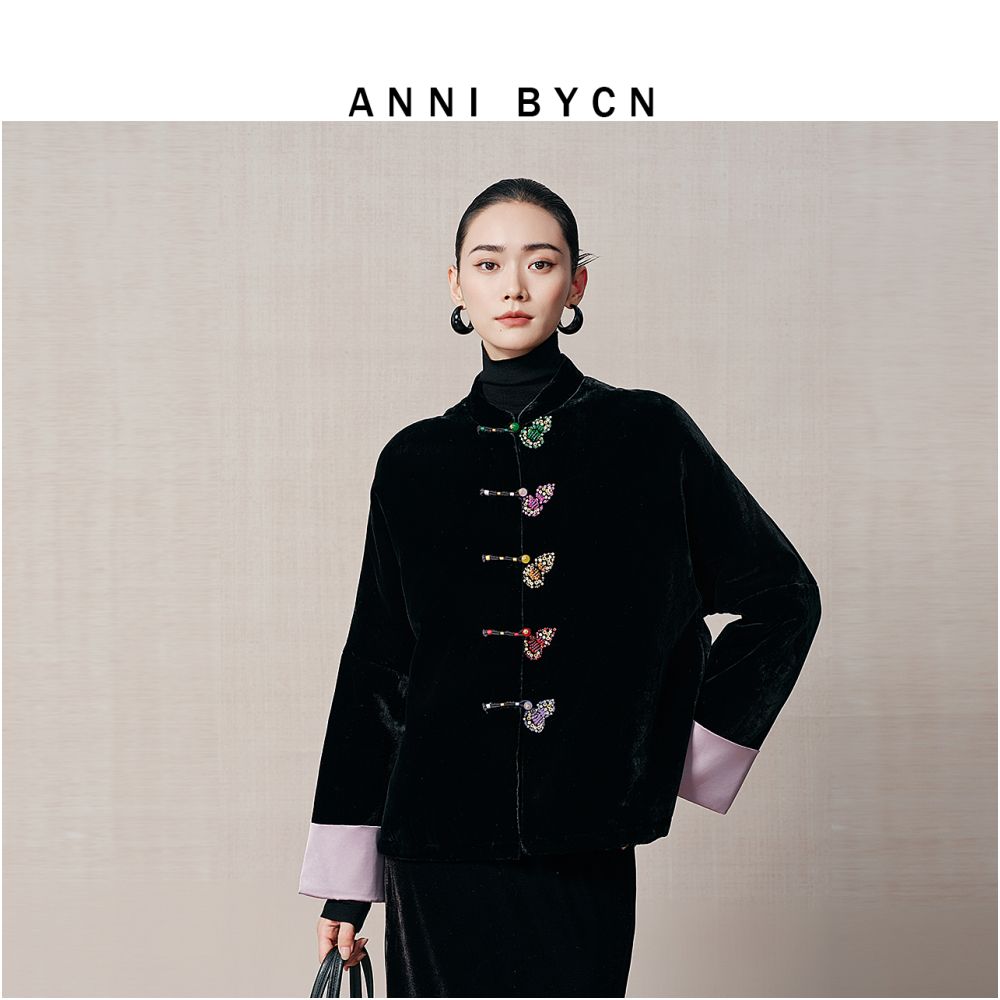 ASAYA5483 – Midnight Heritage Velvet Jacket 🌙🖤