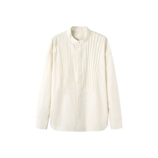 ASAYAHomme1517 – Midnight Pleated Tux Shirt 🌑✨