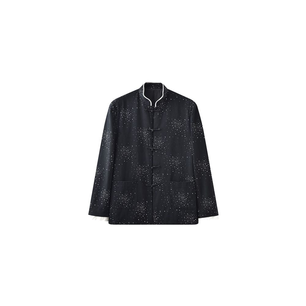 ASAYAHomme1518 – Midnight Galaxy Oriental Jacket 🌌🐉