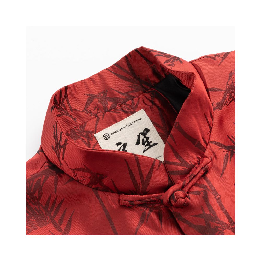 Spring Chinese style Tang suit jacket for men Chinese style improved long sleeved jacket original buckle panda jacquard jacket for men image 1