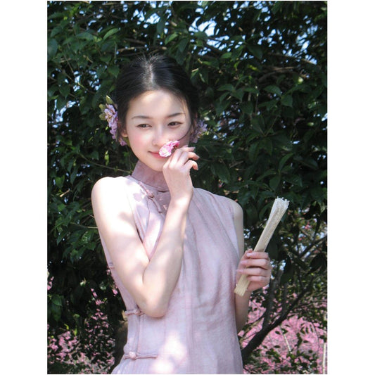 ASAYA5567 – Blush Heritage Qipao 🌸🩰