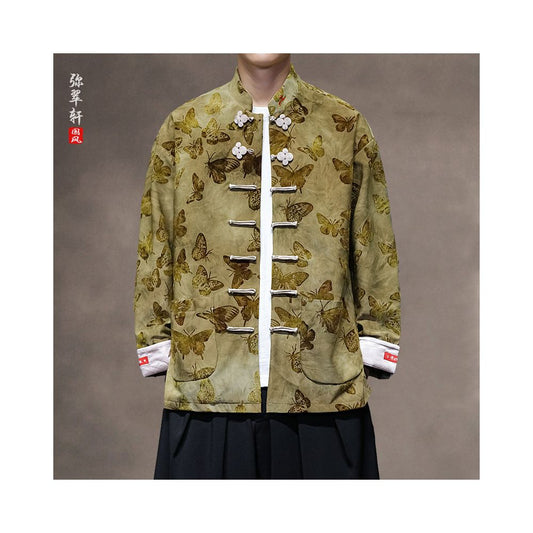 ASAYAHOMME1563 – Butterfly Tang Art Jacket 🦋🧧