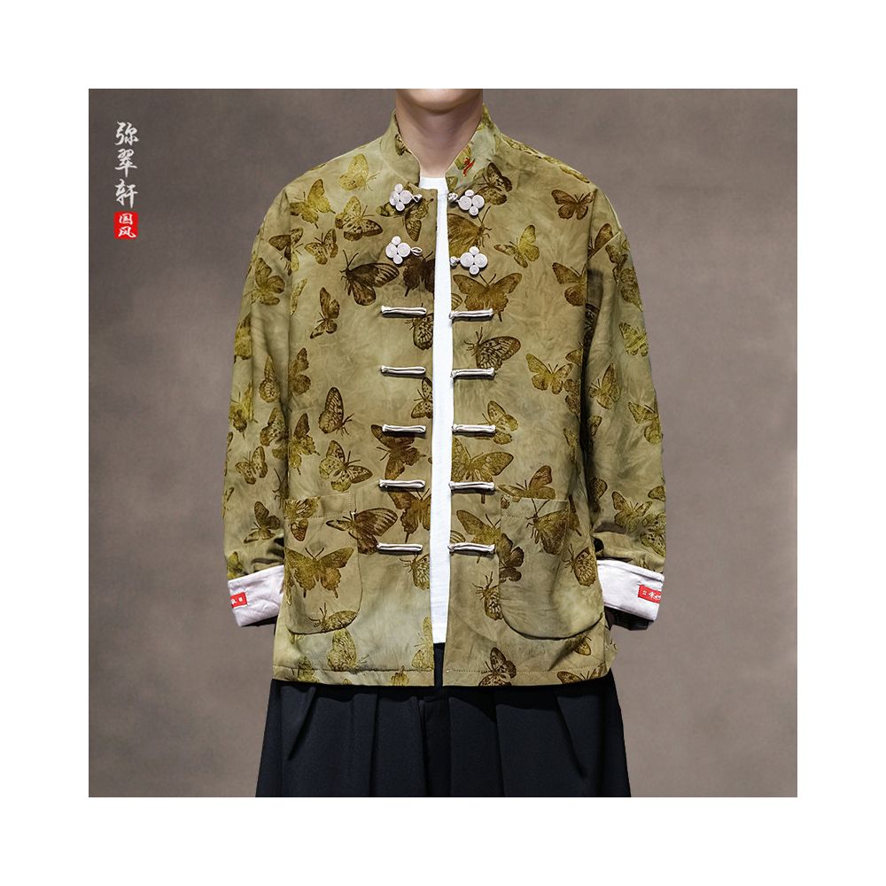 ASAYAHOMME1563 – Butterfly Tang Art Jacket 🦋🧧