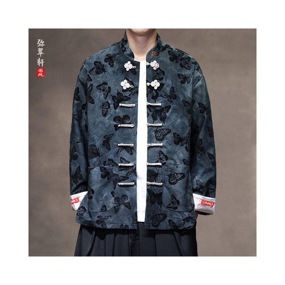 ASAYAHOMME1563 – Butterfly Tang Art Jacket 🦋🧧