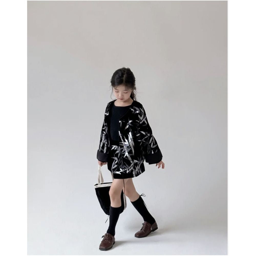 ASAYAKIDS280 – Midnight Bamboo Embroidery Set 🌿🖤