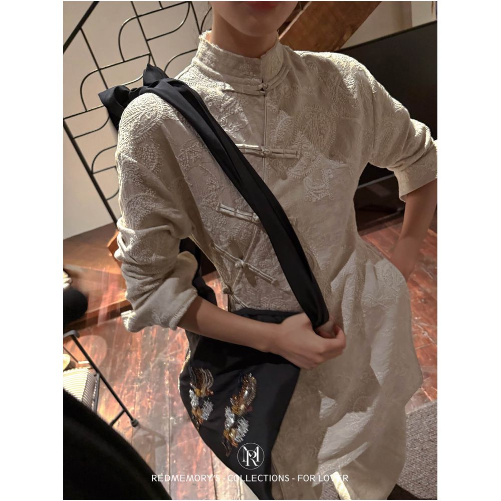 ASAYA5712 – Timeless Oriental Linen jacket🤍🌿