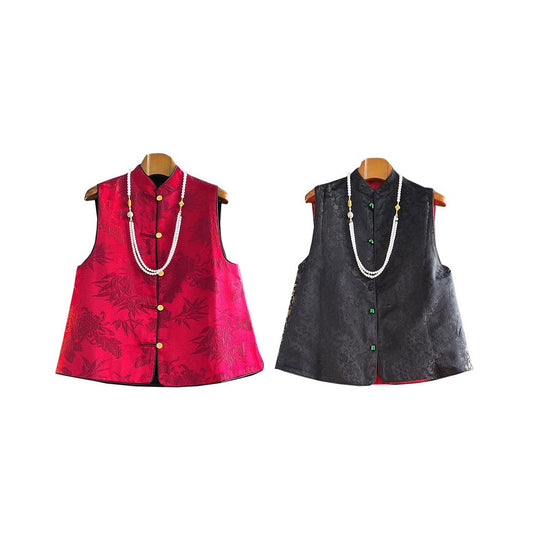 ASAYA5745 – Crimson Heritage Vest Set ❤️✨