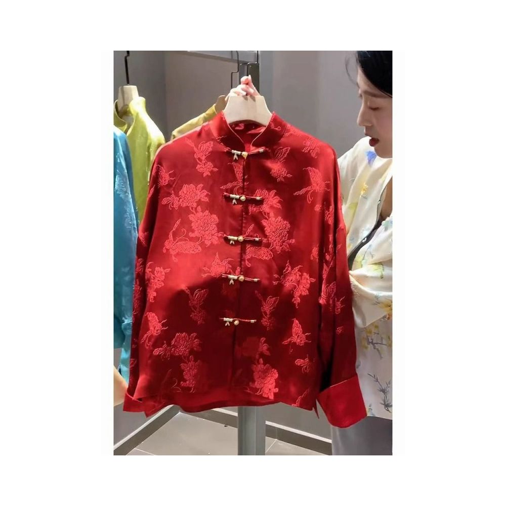 1867 people have added this to their favorites Spring and Autumn 2025 New Style New Chinese Style Niche High End Jacquard Button image 0