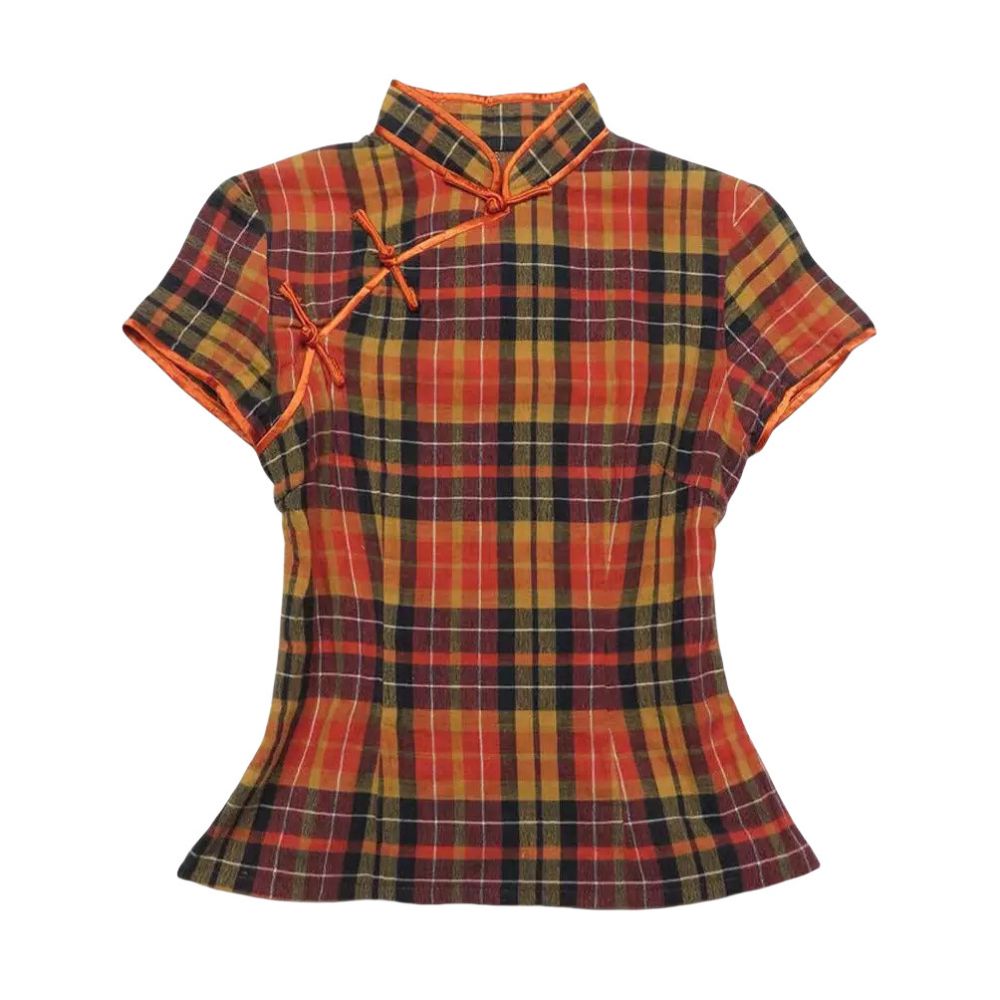 ASAYA5785 – Oriental Charm Cheongsam Top 🐉🌸