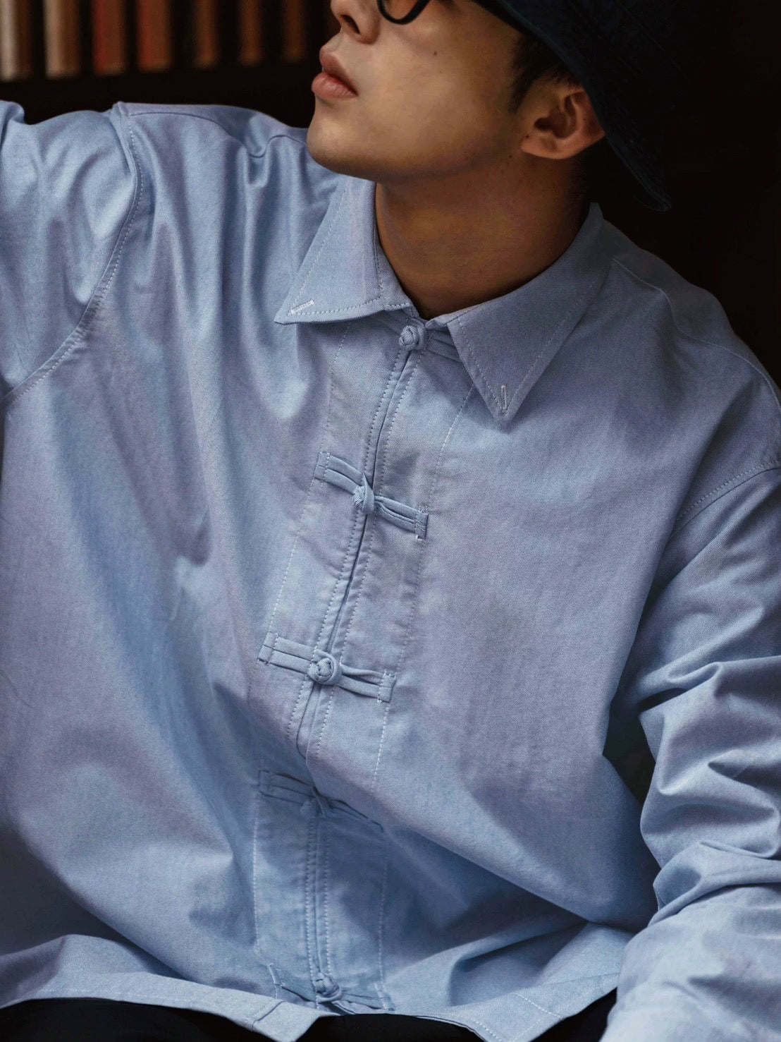 ASAYA4885 – Zen Collar Cotton Shirt 🌿👔