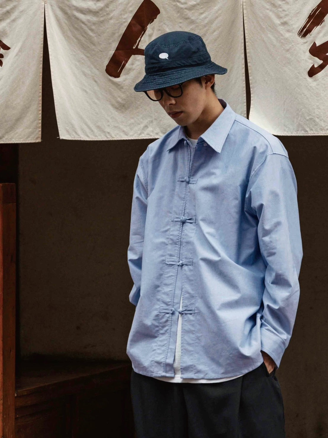 ASAYA4885 – Zen Collar Cotton Shirt 🌿👔